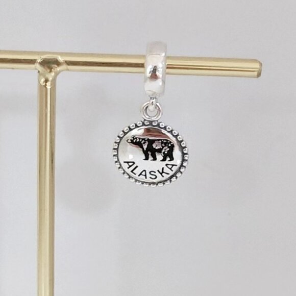 Pandora Jewelry - Pandora Alaska Exclusive Bear Dangle Charm S925 Sterling Silver Pendent with box